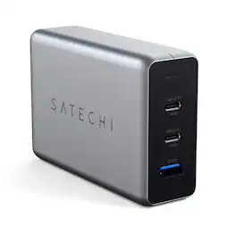 Satechi - 100W USB-C PD Compact GaN Charger - Space Gray