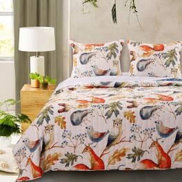 Willow Reversible 2-Piece Quilt & Pillow Sham Set Multicolor Barefoot Bungalow - Multi