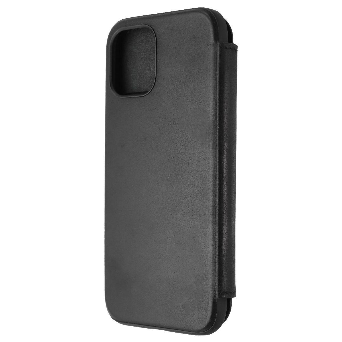 Front. Nomad - Nomad Rugged Folio Wallet Case for iPhone 12 Pro Max - Black - Black.