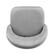 Alt View 13. Linon Home Décor - Andrea Plush Velvet Fabric Rolling Desk Chair - Gray.