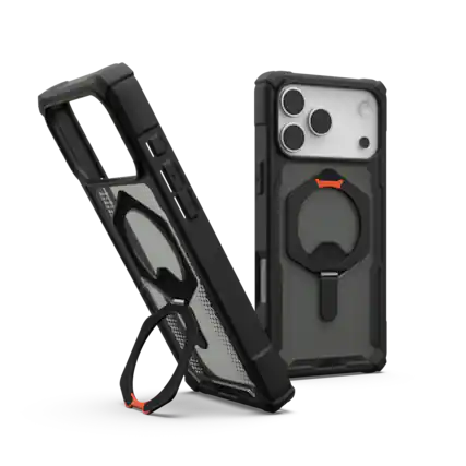 Front. UAG - Plasma XTE Series case for Apple iPhone 18 Pro Max/iPhone 17 Pro Max Plasma XTE - Black/Orange.