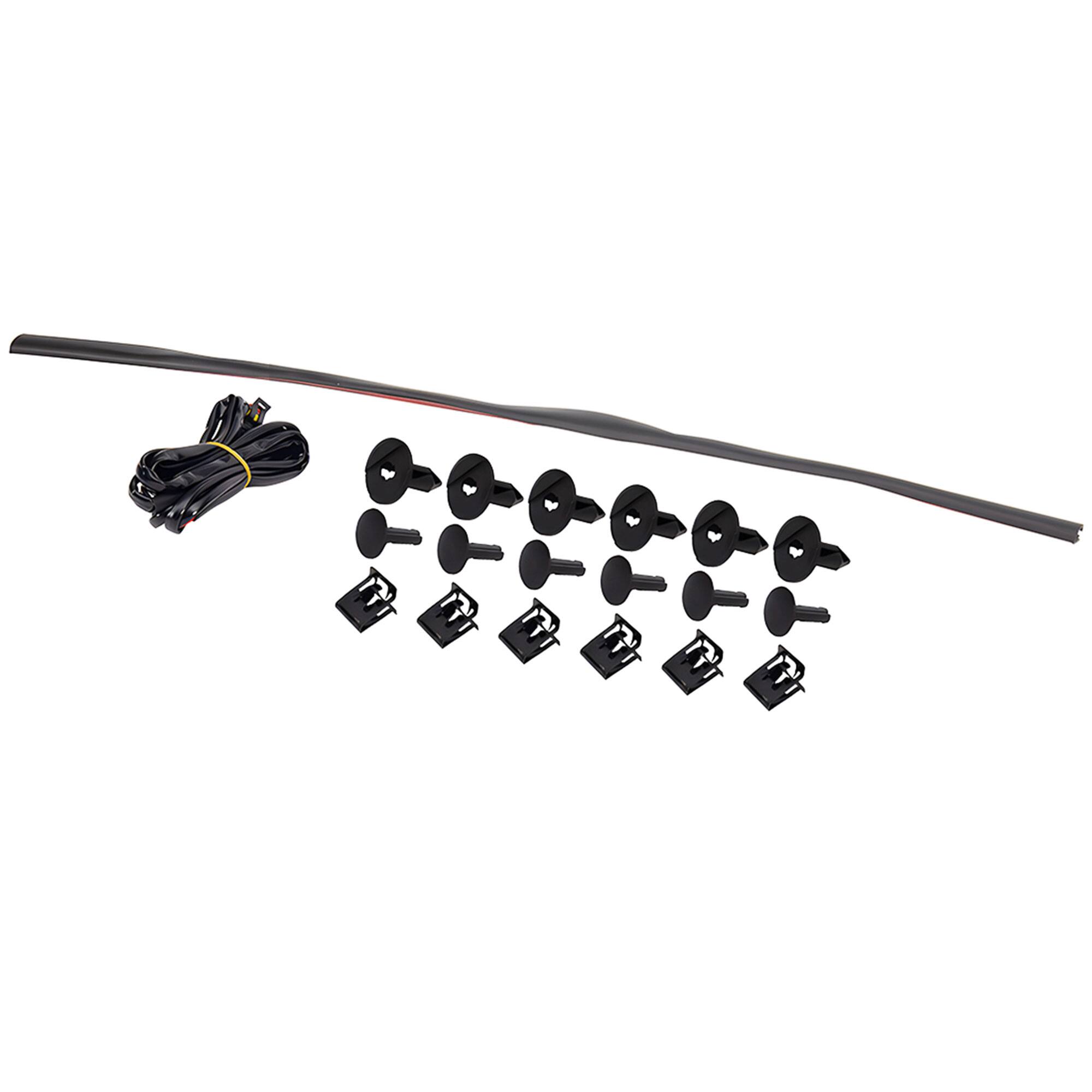 Alt View 8. AMERICAN MODIFIED - AMERICAN MODIFIED Front Grille w/Off Road Lights for 07-18 Jeep Wrangler JK - Matte Black.