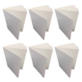 ASHLEY PRODUCTIONS - Blank Chunky Board Book, Portrait, White, Pack of 6 - 6" x 8"