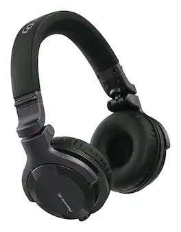 Pioneer DJ - Compact DJ Headphones, Includes Short-Coiled Cable - Dark Silver