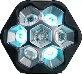 SOUNDBOKS - Lightboks - Battery Powered Audio Reactive Party Light w/ built in handle & TrackSync technology - Black