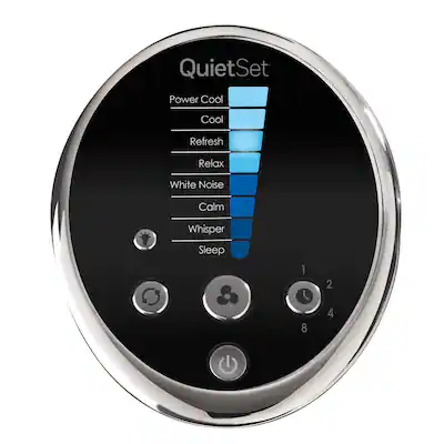 Honeywell - QuietSet Oscillating Whole Room Tower Fan, HYF290B - Black