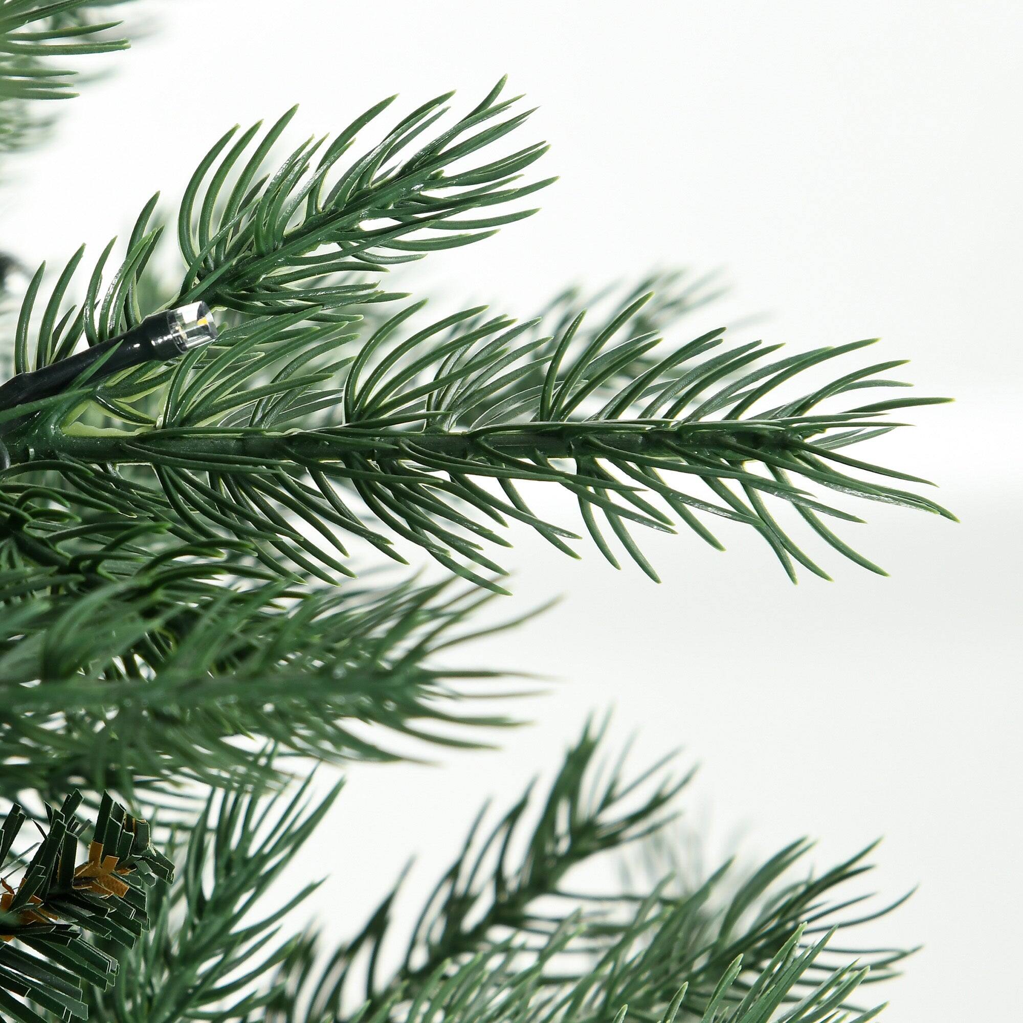 Alt View 4. Hivvago - 6ft Tall Prelit Artificial Christmas Tree Holiday DÃ©cor with 2328 Branches - Green.