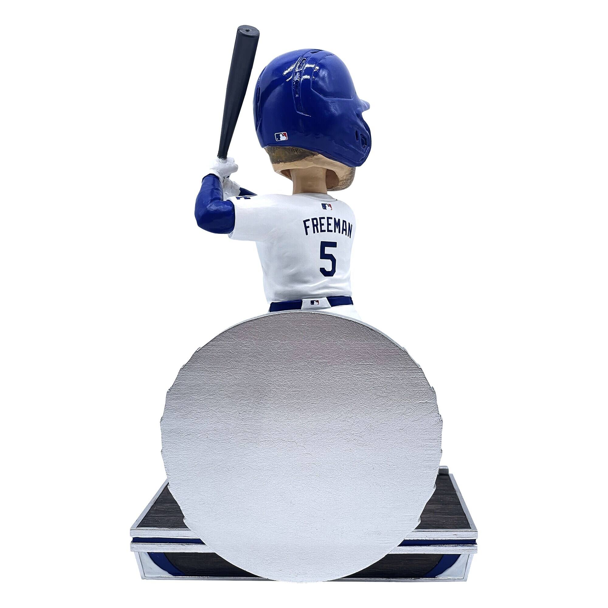 Alt View 1. FOCO - Freddie Freeman Los Angeles Dodgers 8" Exclusive Elite Icon Bobblehead - Multicolor.