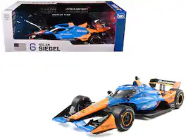 IXO - Dallara IndyCar #6 Nolan Siegel NTT Data Arrow McLaren (Road Course Configuration) NTT IndyCar Series (2025) 1/18 - Yellow , Blue