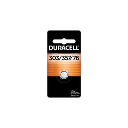 Duracell - Silver Oxide 303/357/76 1.5 V 175 mAh Electronic/Watch Battery 1 pk - Case of 6