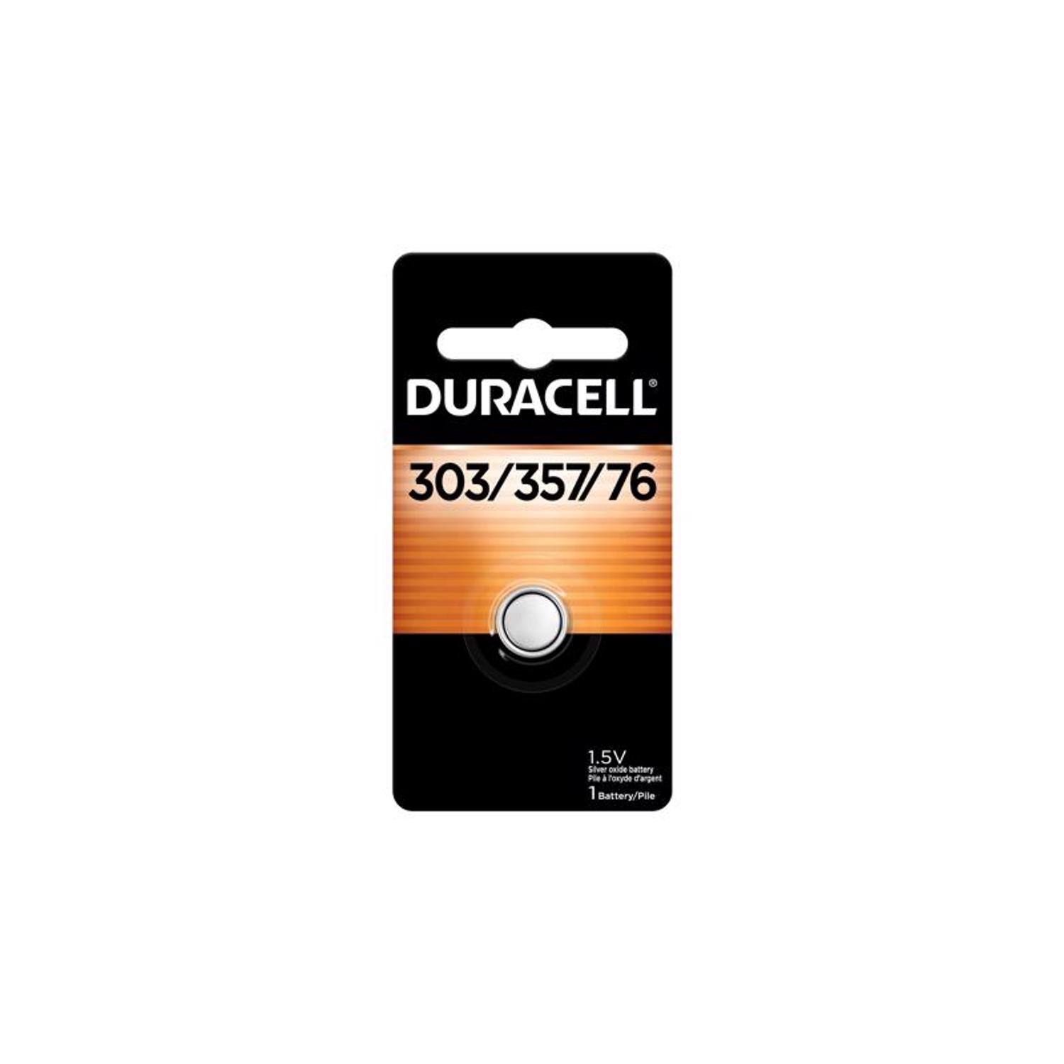 DURACELL 303/357/76 1.5V Silver button battery 1 Battery/Pile