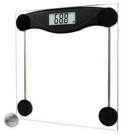 FINEAK - Digital Bathroom Scale for Body Weight Loss, 330 lbs Capacity - Black