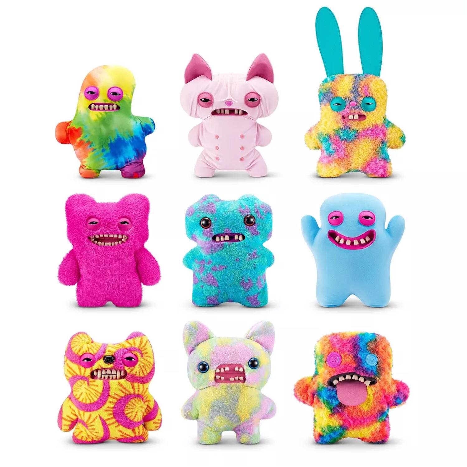 Alt View 4. Fuggler - Zuru Fuggler Bigg Fuggs Gaptooth McGoo Multicolor 18 inches Plush Toy - White.