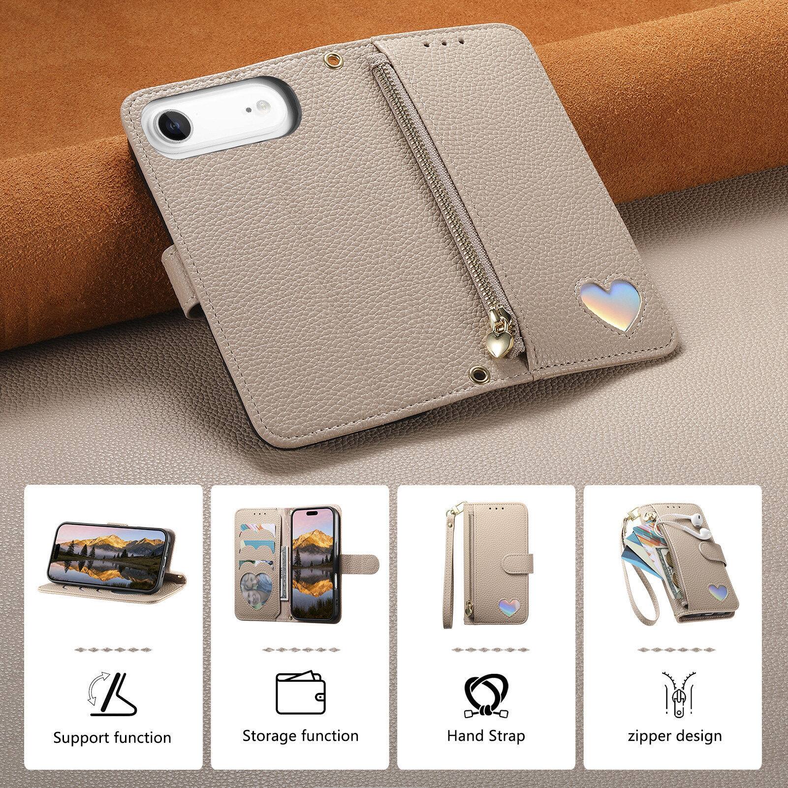 Support function  
Storage function  
Hand Strap  
Zipper design