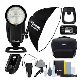 A10 On-Camera Flash Light for Nikon Bundle with Profoto Connect Pro for Nikon, Profoto Clic
