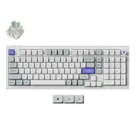 Keychron - Q5 HE 96% 8K Wired Hall Effect Gaming Keyboard, Hot Swappable - White