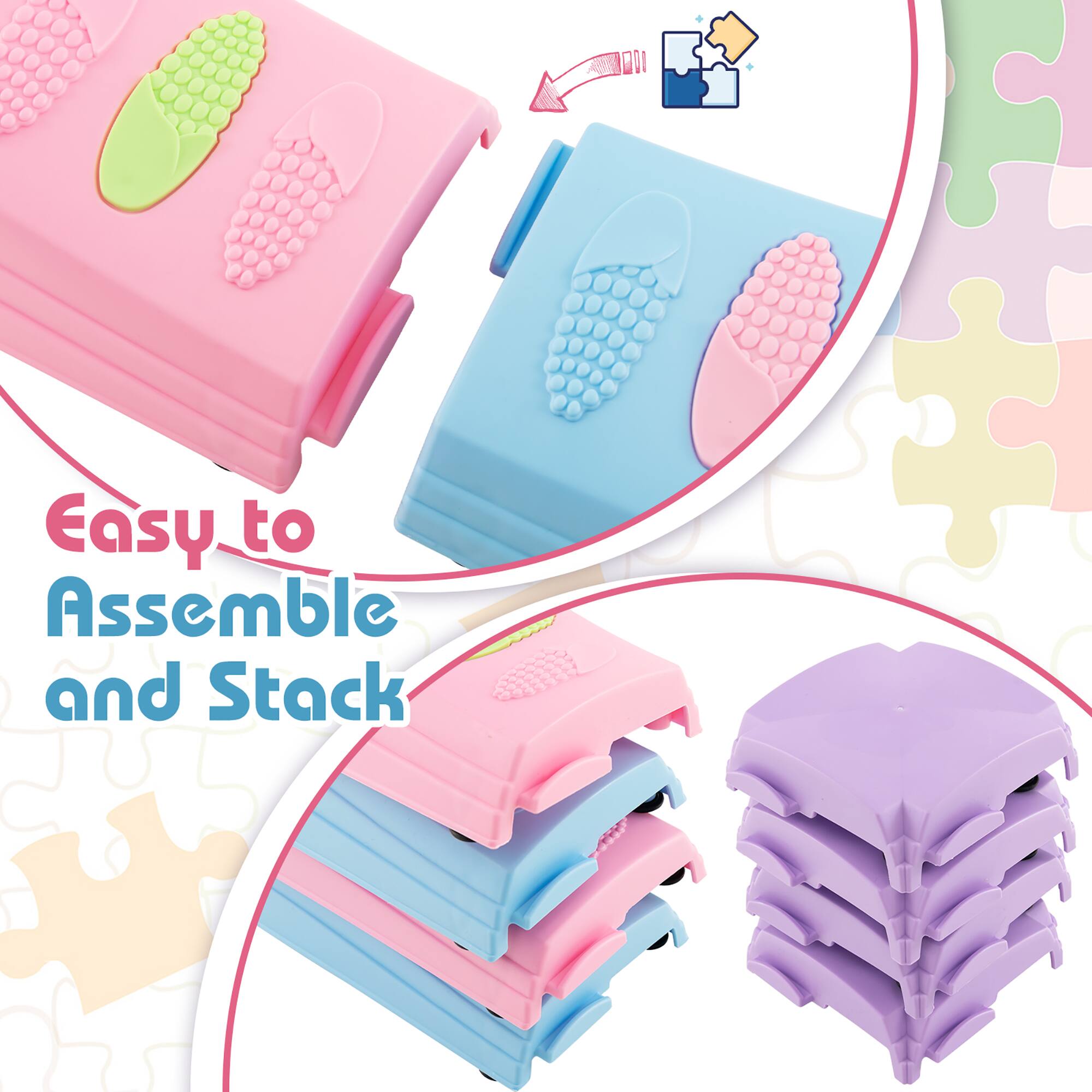 Easy to Assemble and Stack