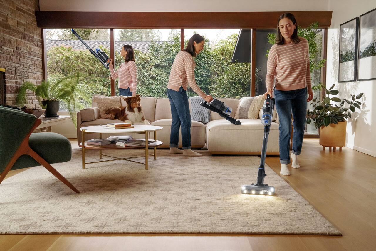 Alt View 5. BISSELL - BISSELL PowerClean FurGuard Cordless Stick Vacuum - Black / Titanium.