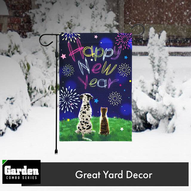 Happy New Year Garden COMBO SERIES Great Yard Decor
