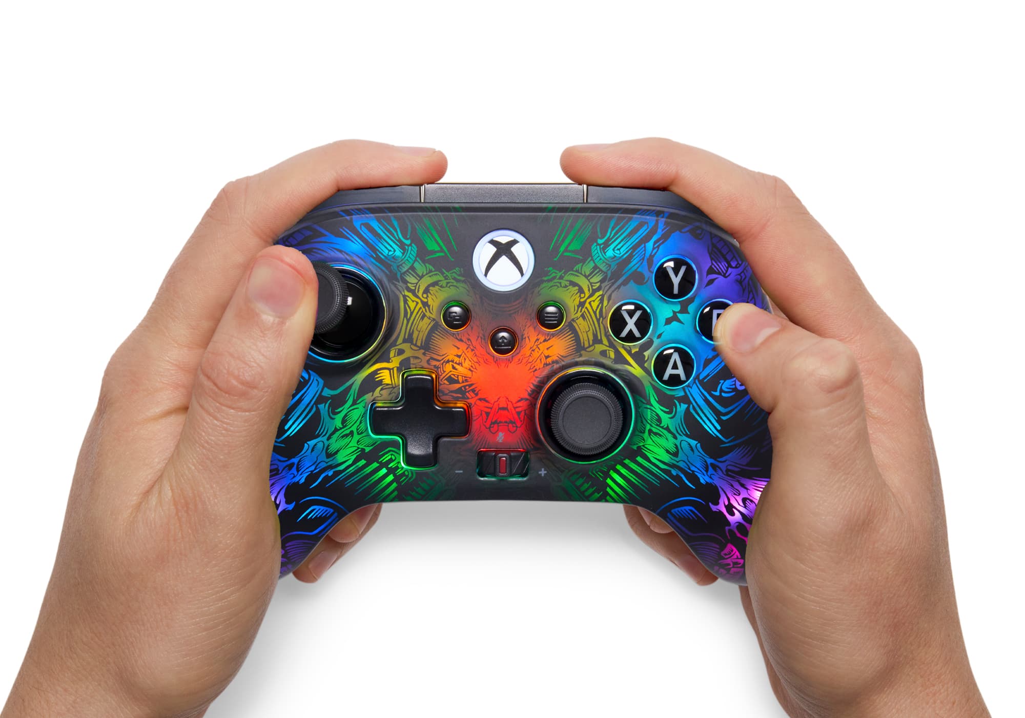 Alt View 23. PowerA - PowerA FUSION Pro Wireless Controller for Xbox Series X|S with Lumectra - Black.