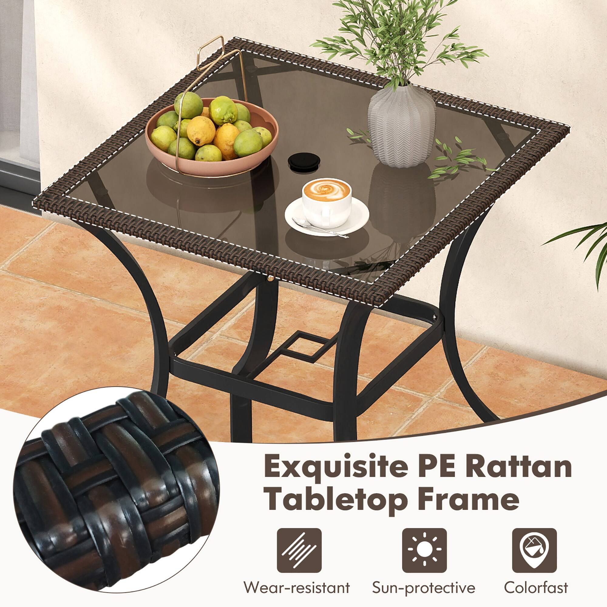 Exquisite PE Rattan Tabletop Frame

- Wear-resistant
- Sun-protective
- Colorfast