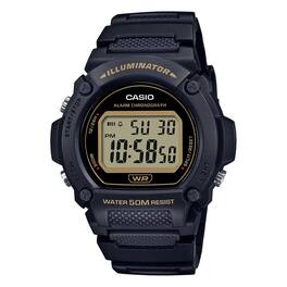 Casio - Men's Classic Digital Watch with Dial - W-219H-1A2VCF - Black