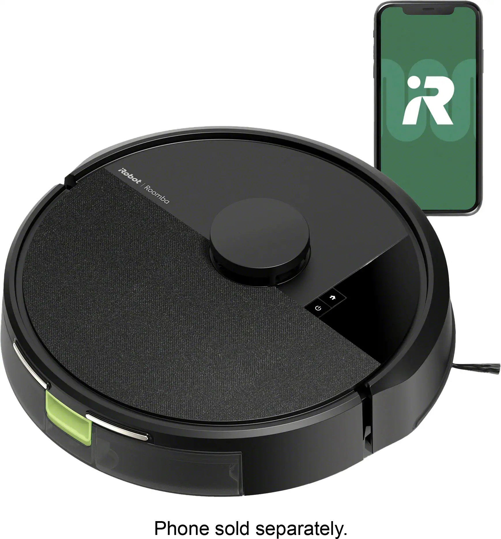 iRobot - Roomba 105 Vacuum - Easy-to-Use, Intense Power-Lifting Suction, LiDAR Navigation, Multi-Surface Cleaning, Self-Charging - Black