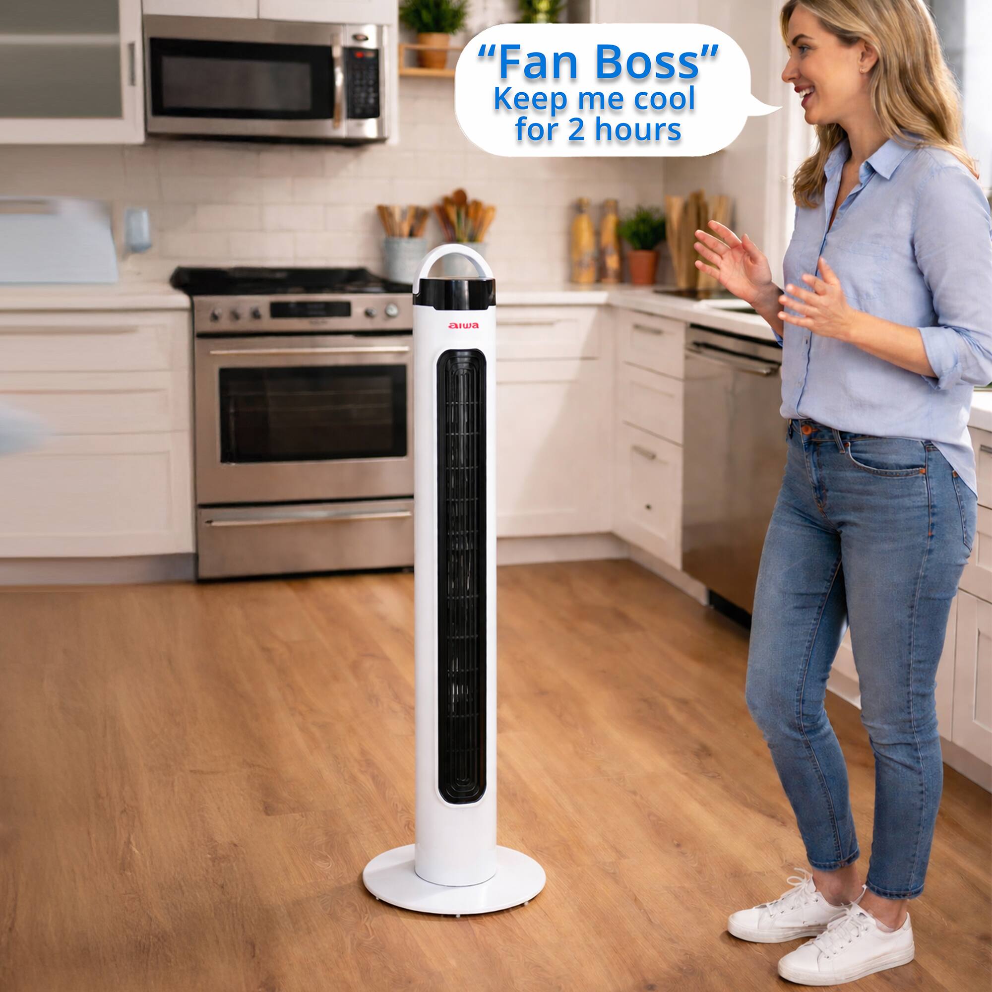"Fan Boss" Keep me cool for 2 hours