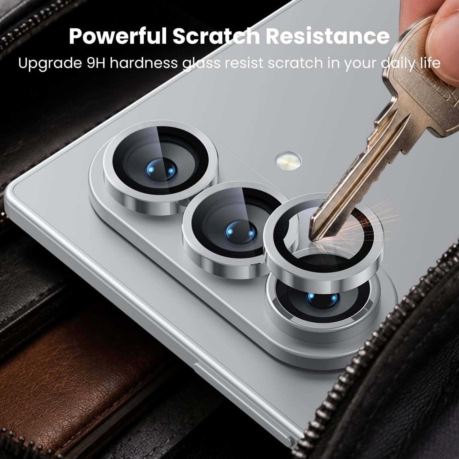 Powerful Scratch Resistance  
Upgrade 9H hardness glass resist scratch in your daily life