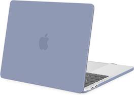 mosiso - Hard Shell Case for 13-inch MacBook Pro 2016-2026 A2338 A2289 A2251 A2159 A1989 A1706 A1708 - Lavender Gray