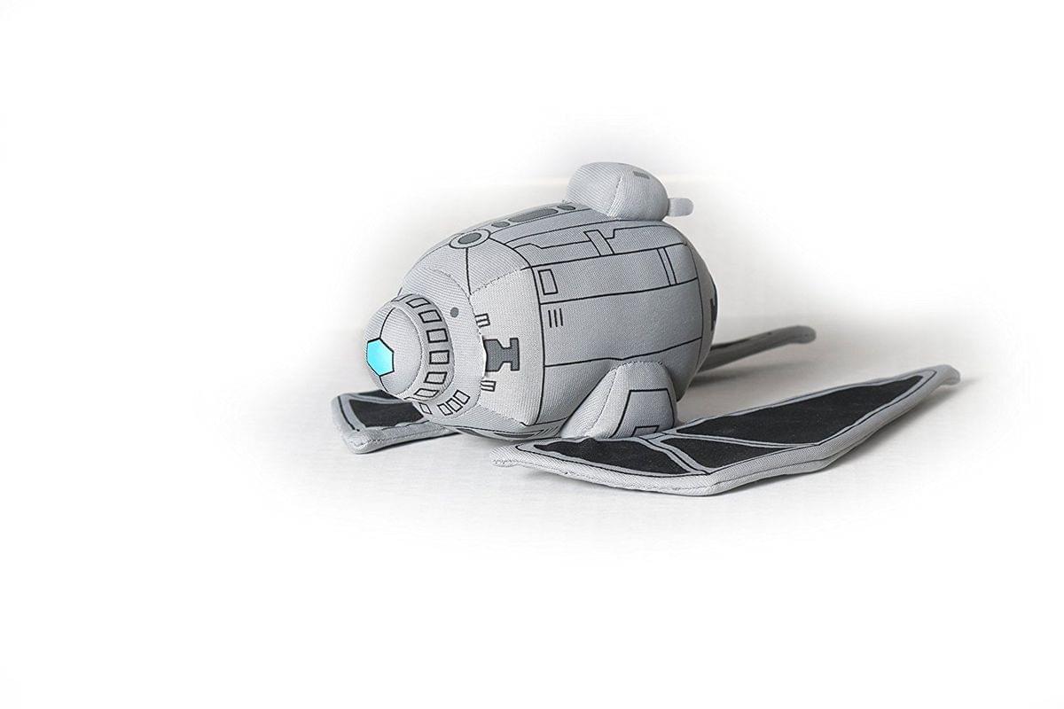 Alt View 1. Star Wars - Star Wars Rogue One TIE Striker Vehicle 7" Super Deformed Plush - Gray.