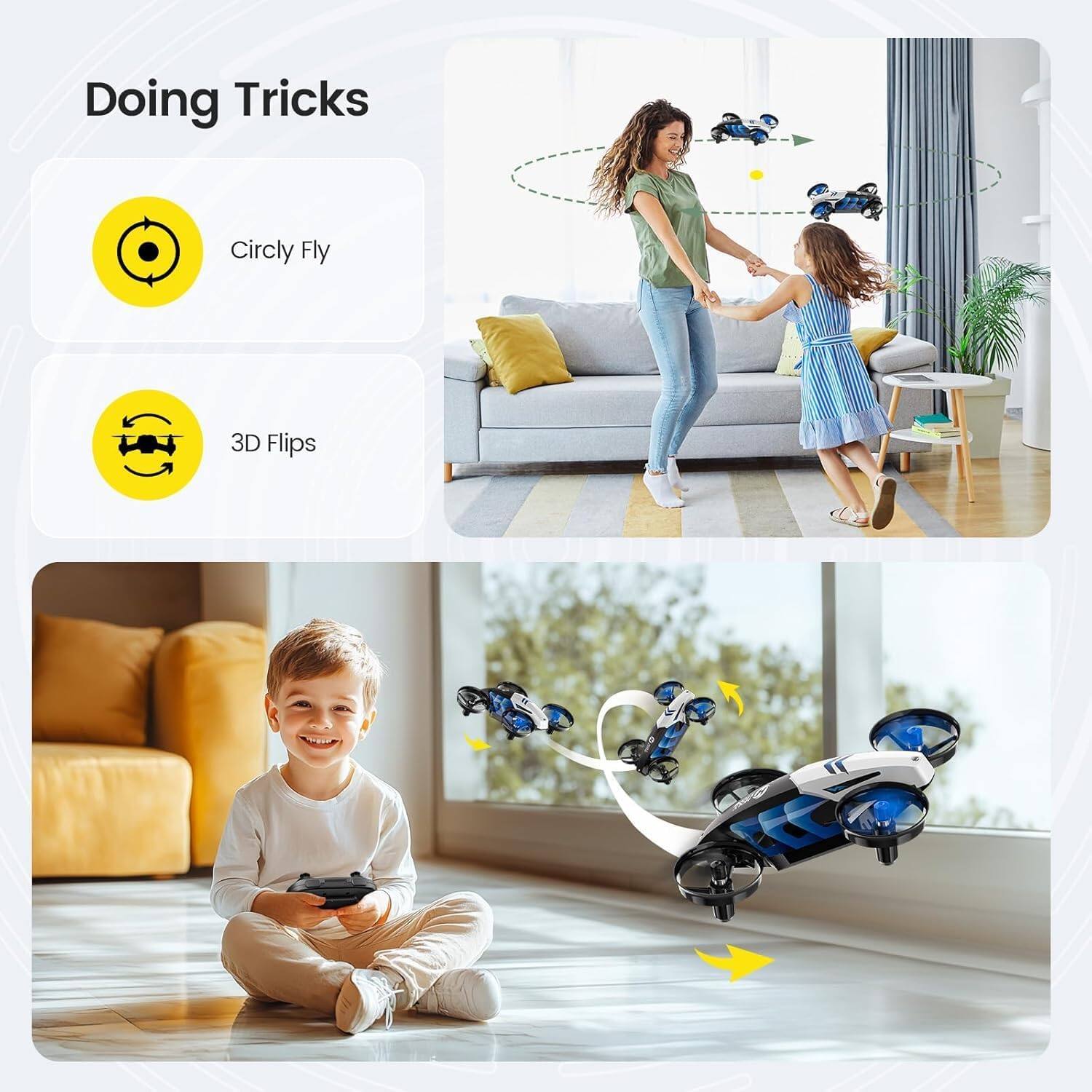 Doing Tricks  
- Circlly Fly  
- 3D Flips