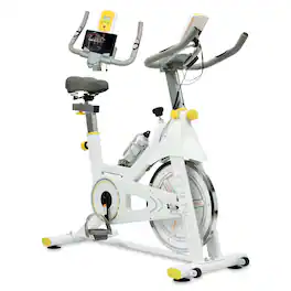 Anysun - Indoor Exercise Bike Cycling Bike with Comfortable Seat Cushion - Yellow