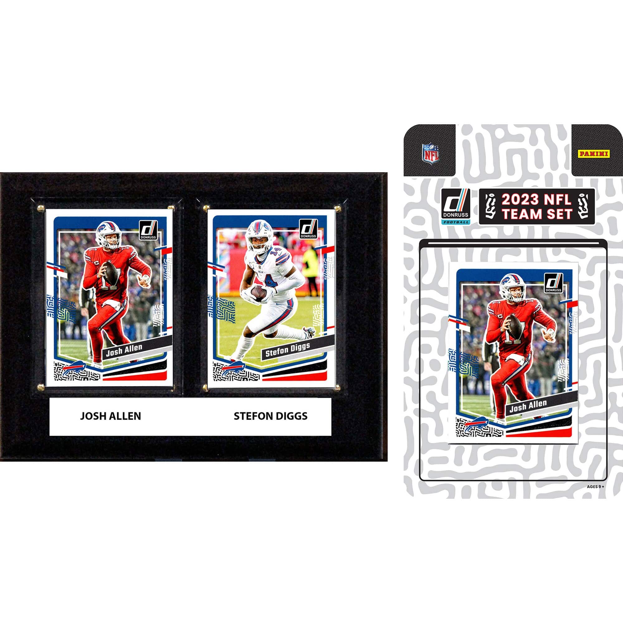 "C&I Collectibles - Buffalo Bills 6"" x 8"" Player Plaque & 2023 Team Trading Card Set - Multicolor" price history on PriceWatchPro