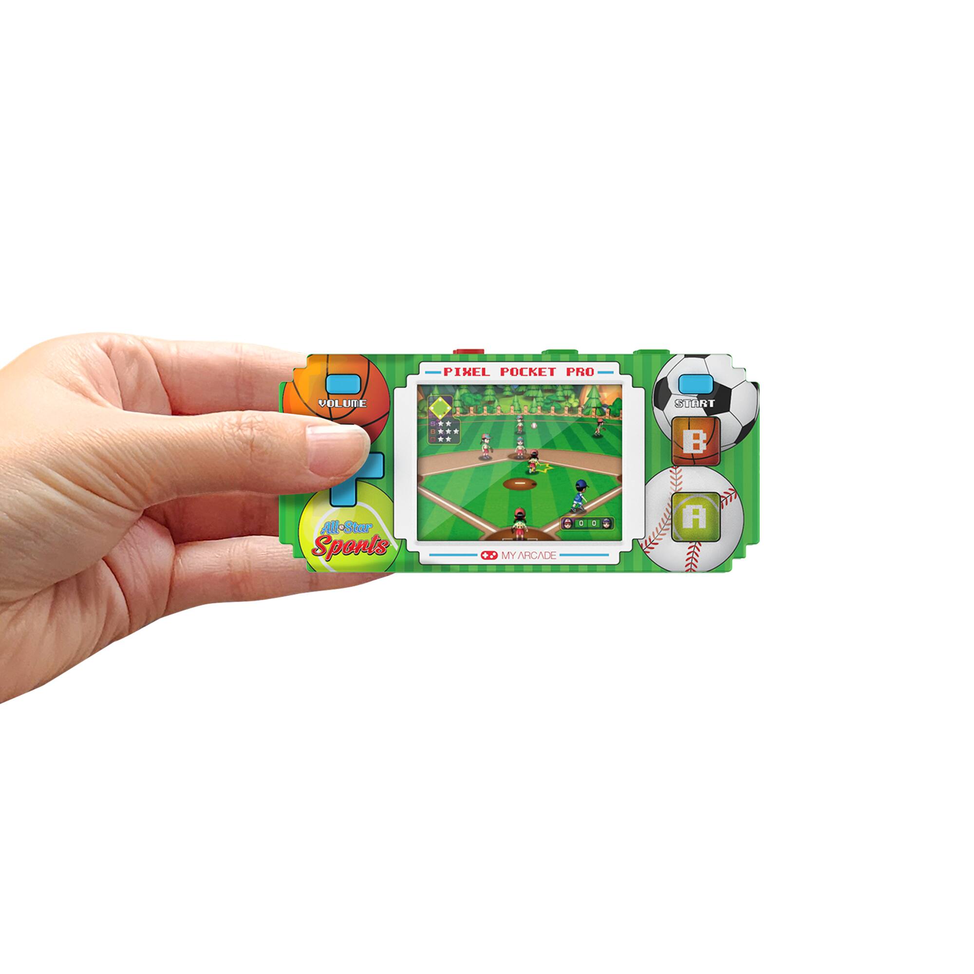 PIXEL POCKET PRO  
VOLUME  
All-Sport Spins  
MY ARCADE