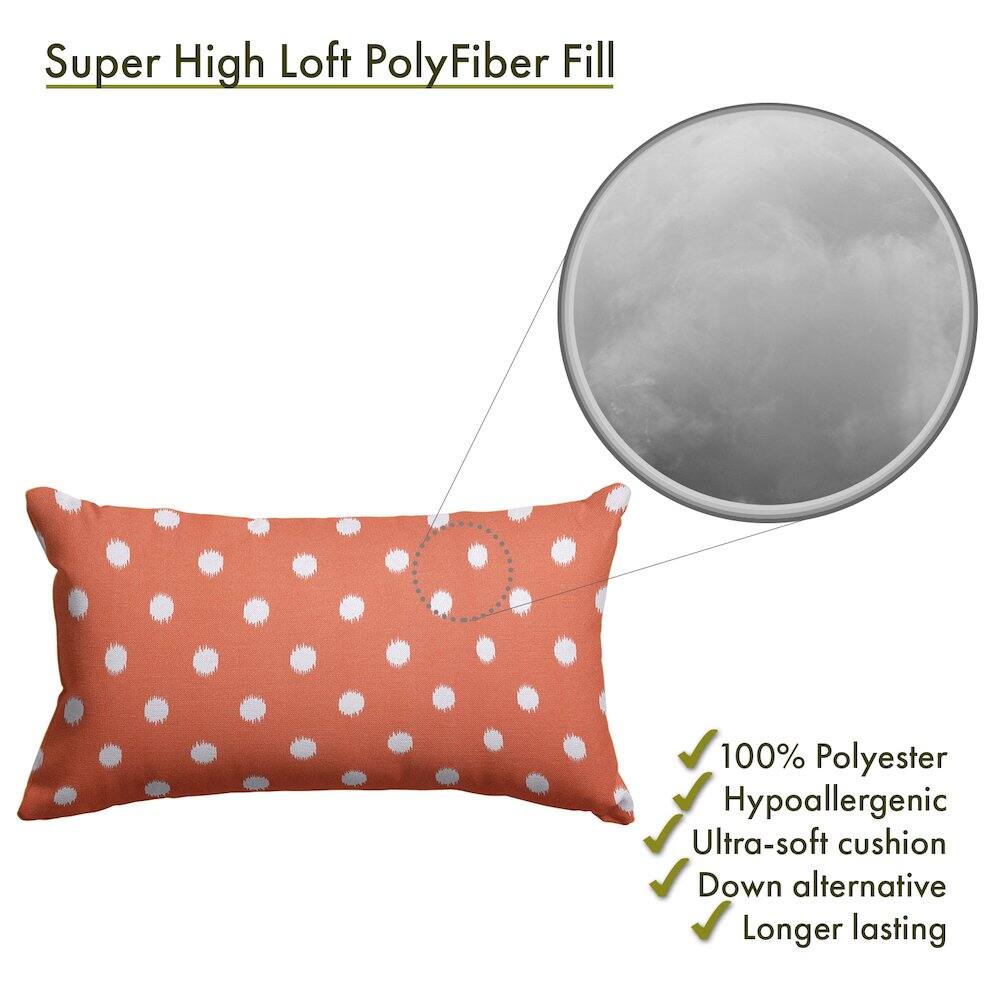 Super High Loft PolyFiber Fill

- 100% Polyester
- Hypoallergenic
- Ultra-soft cushion
- Down alternative
- Longer lasting