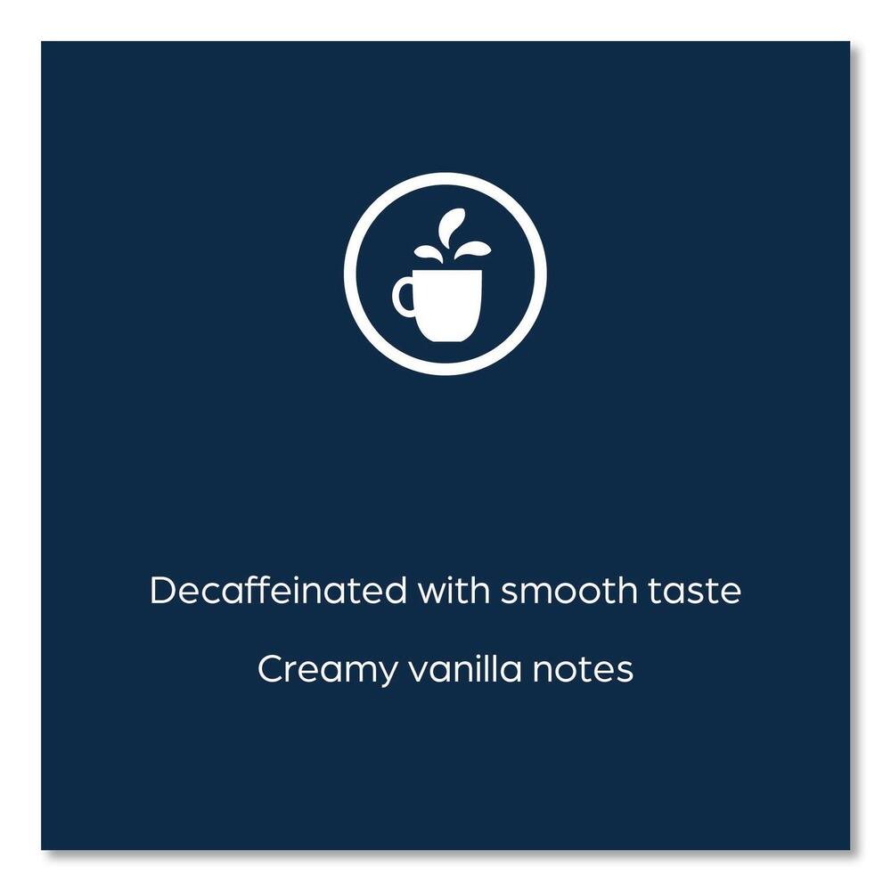 Decaffeinated with smooth taste  
Creamy vanilla notes
