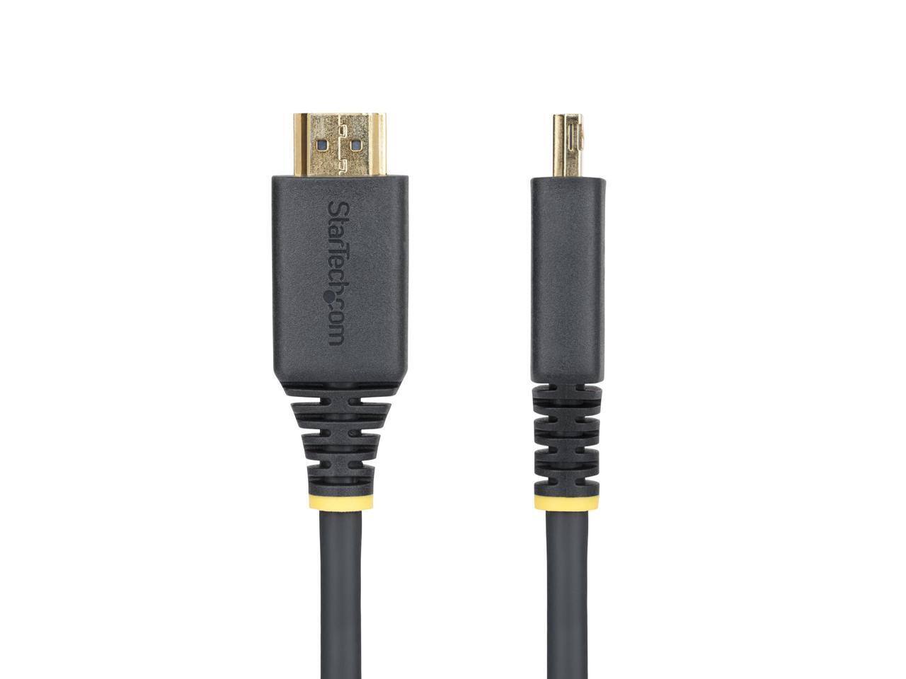 Alt View 3. StarTech.com - StarTech 10ft HDMI Cable - 4K 60Hz, HDR10, 18Gbps, Gripping Connectors, TPE Jacket.