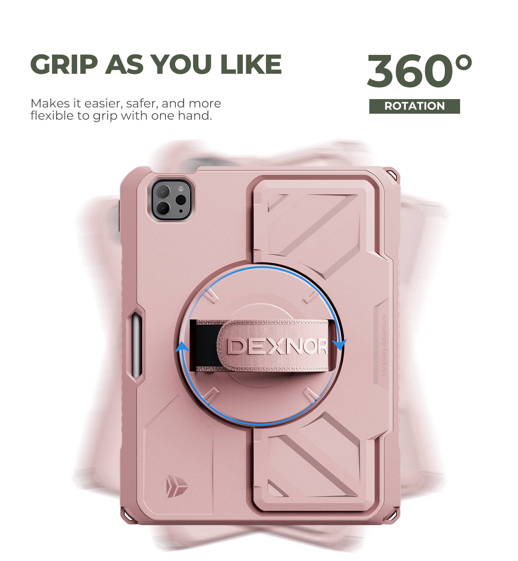 GRIP AS YOU LIKE  
Makes it easier, safer, and more flexible to grip with one hand.

360° ROTATION

DEXNOR  
For Every Adventure