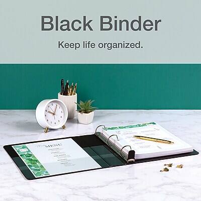 Black Binder  
Keep life organized.