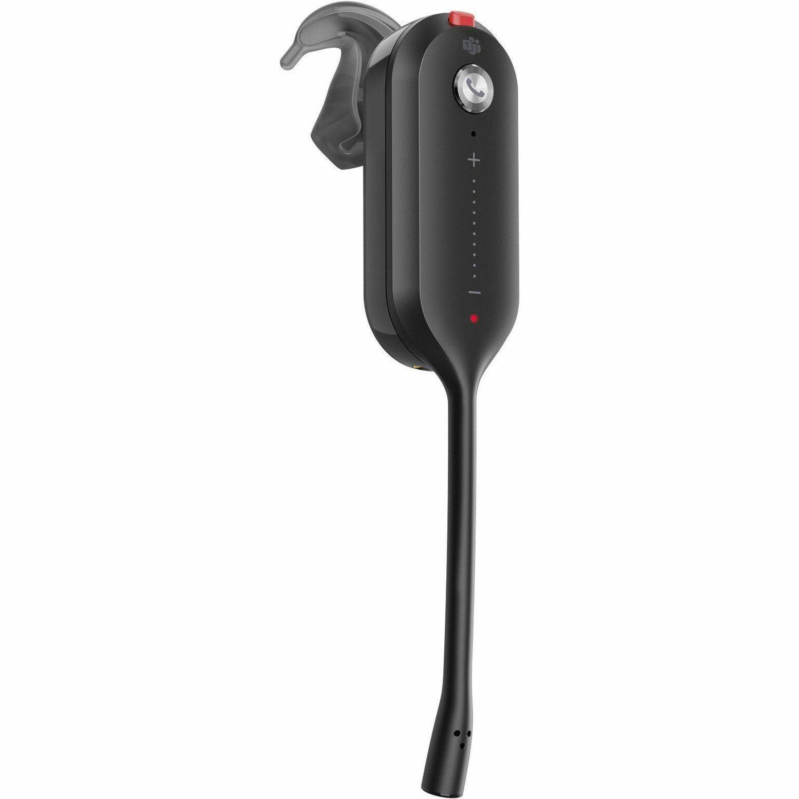 Alt View 3. Yealink - Yealink WH63 E2 Convertible DECT Wireless Headset - Mono - Wireless - DECT - 607 ft - 20 Hz to 14 kHz - Earbud - Black.