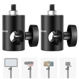 Neewer - 2-Pack 1/4" Rapid Adapter, Light Stand Tip, Monitor/Camera Mount, ST12