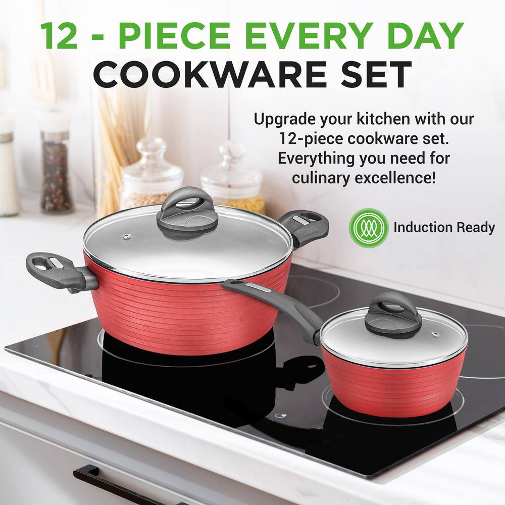 12 - PIECE EVERY DAY COOKWARE SET

Upgrade your kitchen with our 12-piece cookware set. Everything you need for culinary excellence!

Induction Ready