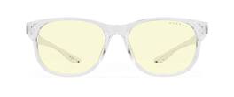 GUNNAR - Computer Glasses - Rush, Amber Lens - Blue Light Blocking, Relieve Dry Eye, Anti Glare - Crystal