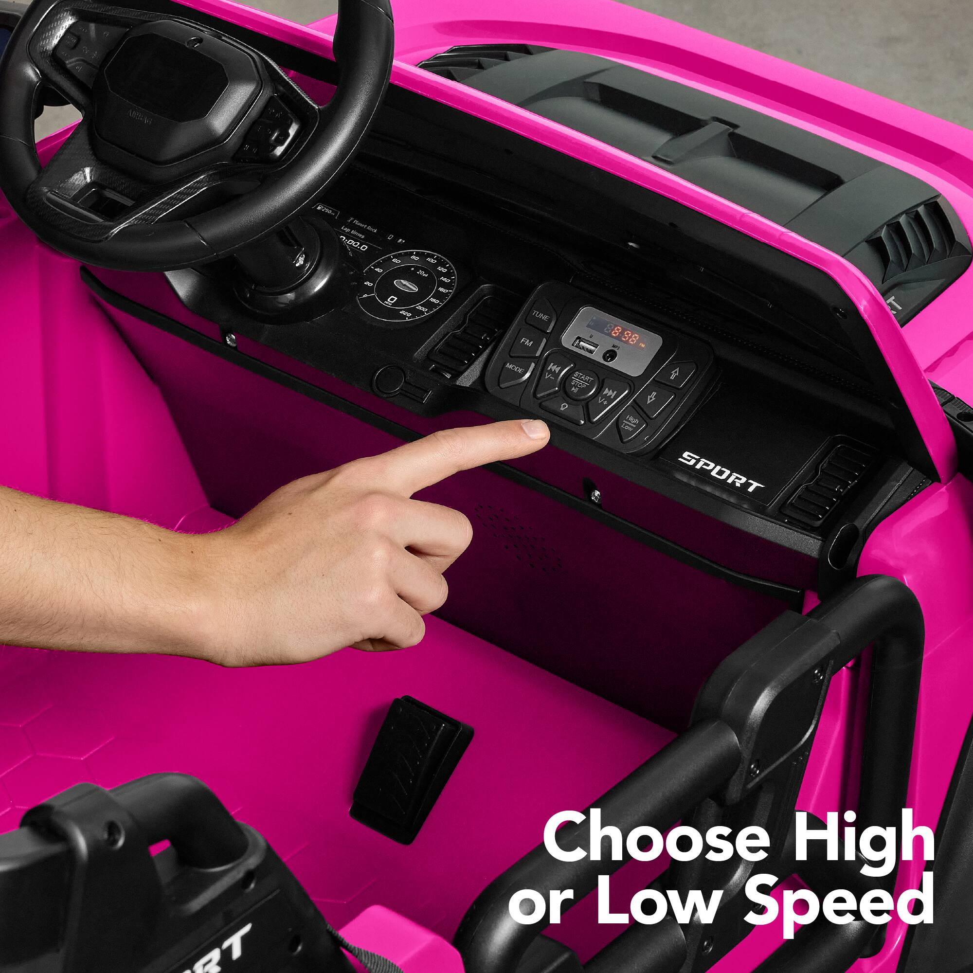 Choose High or Low Speed
