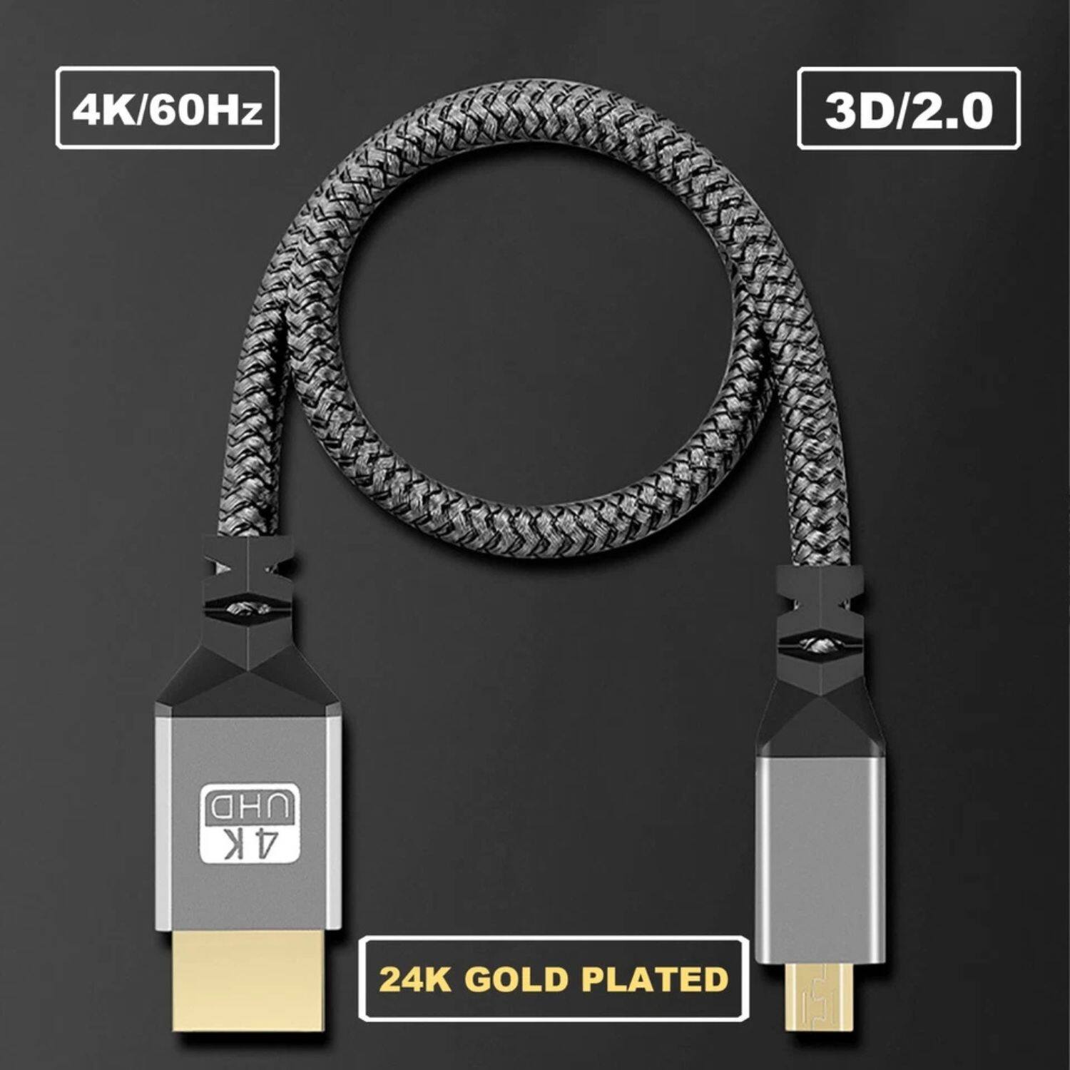 4K/60Hz  
3D/2.0  
24K GOLD PLATED