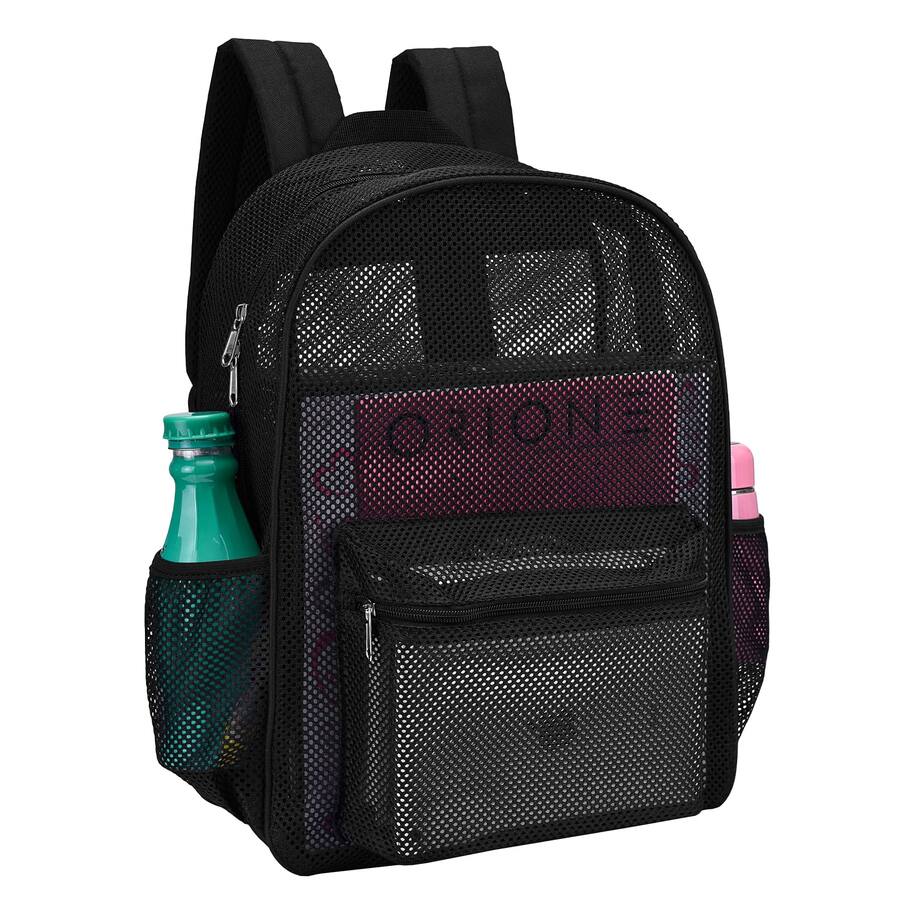 Pacoar Cade Heavy Duty Mesh Pack See Through Backpack Ideal For Class ...