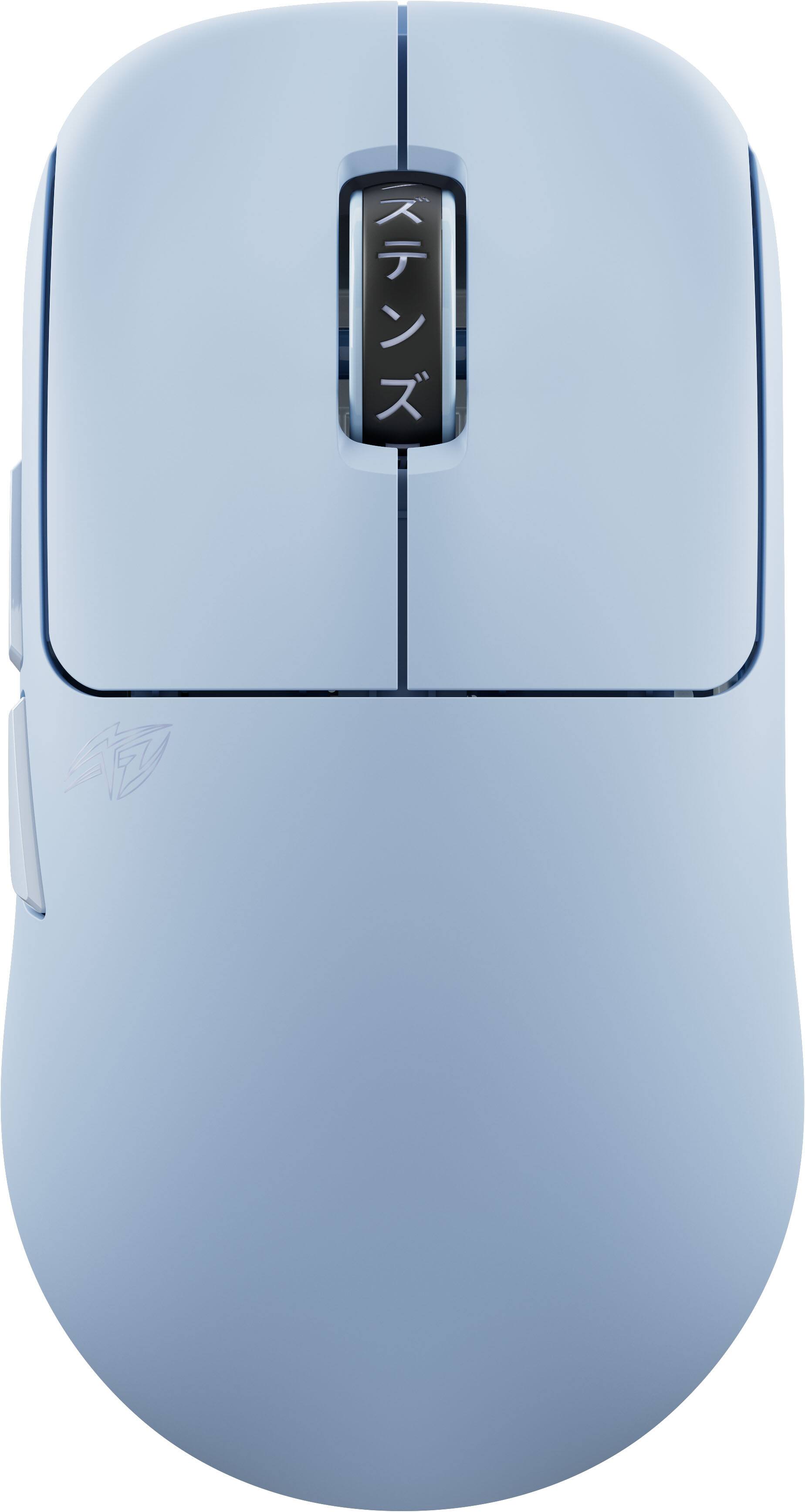 Front. Pulsar - TenZ 2.0 Limited Edition Mini Gaming Mouse - Misty Blue.