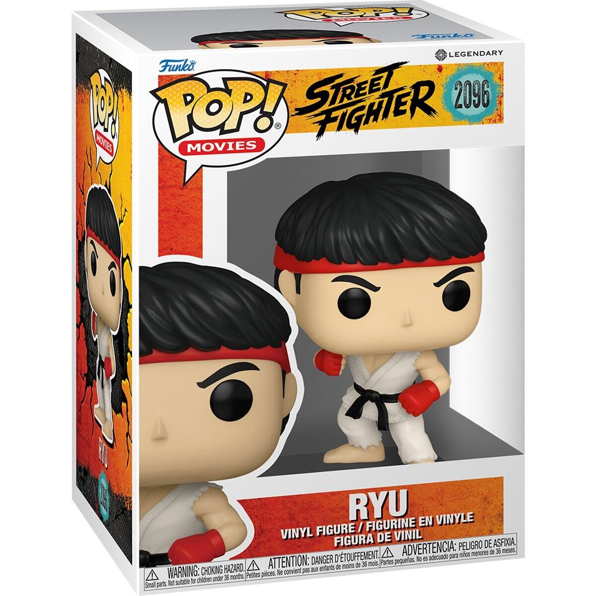 iop! MOVIES Funko LEGENDARY Funko COMPANY POP!! STREET FIGHTER 2096 MOVIES

RYU EN VINYLE VINYL FIGURE / FIGURINE FIGURA DE VINIL

ADVERTENCIA: PELIGRO DE ASFIXIA, de 36 meses. D'TOUFFEMENT, para nios menores ATTENTION: DANGER petites. No 5 adecuado moins de 36 mois, Partes HAZARD, aux enfants de WARNING: CHOKING Me convient pas 36 months Petites pieces. Small parts. Not suitable for children under 36 months.