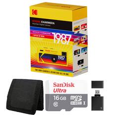 - KODAK
- i
- CHARMERA
- Keychain Digital Camera
- Kooak
- INSPIRED BY THE KODAK FLING
- 7 STYLES IN TOTAL
- The Vintage 1987 Collection
- Kodak Charmera
- ELYCHAN
- THE MINI CAMERA & BLIND BOX ALL IN ONE
- SanDisk Ultra 16 GB microSDHC I